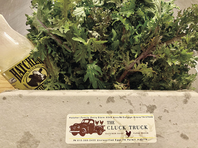 Fresh ingredients from Hatcher Farms